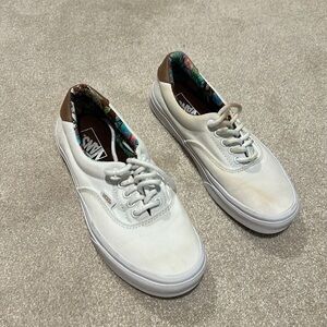 Vintage White Vans Size 7.5